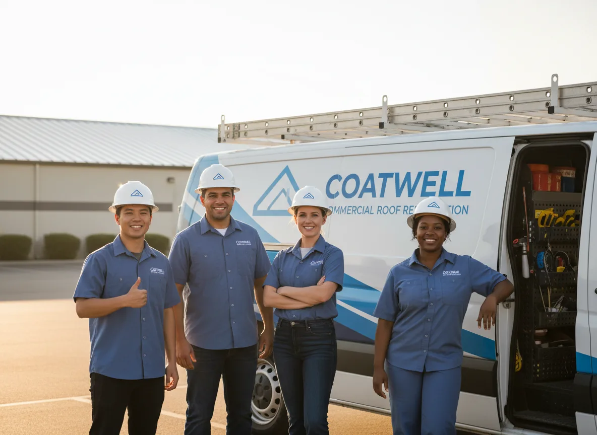 Commercial roof coating company in Middlefield, MA